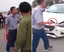 Tài xế rút súng dọa bắn người sau va chạm giao thông: Thông tin mới nhất