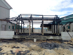 Chuẩn bị khai trương, quán ăn bị đối thủ lén lút châm lửa thiêu rụi