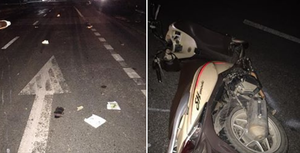 Xe SH tông xe tải đậu bên đường, 3 thanh niên thiệt mạng