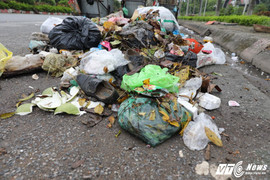 Ảnh: Cận cảnh thị xã ngập ngụa rác ngay giữa Hà Nội
