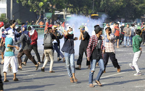 Biểu tình bạo lực ở Indonesia sau khi công bố kết quả bầu cử