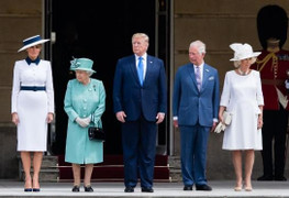 Anh bắn 41 phát đại bác đón Tổng thống Trump