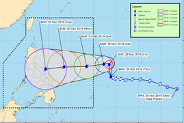 Siêu bão Kammuri đổ bộ Philipines sau ngày khai mạc SEA Games 30
