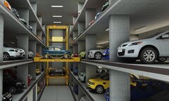 Bãi đỗ tự động giúp gửi và lấy xe trong một nốt nhạc