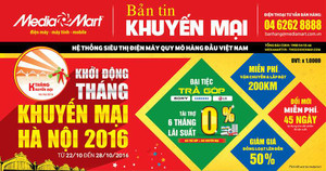 Tuần lễ khởi động tháng khuyến mại Hà Nội 2016 tại MediaMart