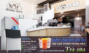Tại sao giới kinh doanh trà sữa ưu tiên lựa chọn máy làm đá viên Hải Âu?