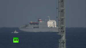 Video: Biểu tình tại cảng Hàn Quốc khi phà chở nghệ sỹ Triều Tiên cập bến