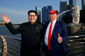 Tại sao cảnh sát tạm giữ ‘bản sao ông Kim Jong-un’ khi ông này vừa đến Singapore?