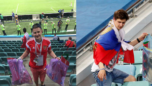 Tan nát cõi lòng khi tuyển nhà thua, CĐV Nga vẫn nán lại nhặt rác