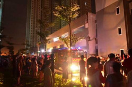 Cháy lớn ở chung cư HQC Plaza, 300 hộ dân tháo chạy trong đêm