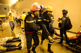 Diễn tập cứu hơn 30 nạn nhân mắc kẹt trong hầm Sài Gòn
