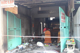 Cháy trại hòm, 4 người chết thảm: Người chồng phá cửa cứu vợ con bất thành