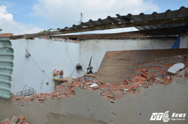 Côn đồ đập tan hoang dãy nhà trọ ở Sài Gòn: Trung úy CSGT bị đánh trọng thương