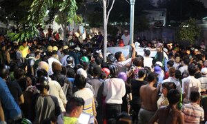 Bị truy đuổi vì nghi cướp giật, nam thanh niên nhảy xuống kênh mất tích