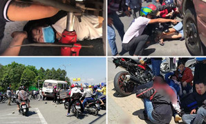 Xe khách vượt đèn đỏ tông hàng loạt xe máy: Nhân chứng tiết lộ không ngờ