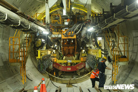 Hình ảnh mới nhất ga ngầm dưới lòng đất tuyến Bến Thành – Suối Tiên