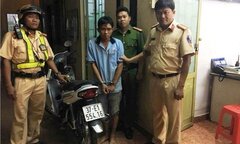 CSGT truy đuổi hơn 2 km bắt nóng tên trộm trong đêm