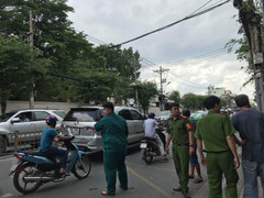 Xe máy phát nổ tại trụ sở, một nữ công an phường bị thương