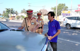 Kiểm tra ma tuý đối với tài xế đi trên cao tốc TP.HCM – Trung Lương