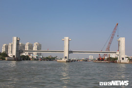 Cận cảnh công trình chống ngập 10.000 tỷ đồng ở TP.HCM sau hơn 9 tháng ngừng thi công