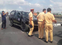 Tạm giữ tài xế côn đồ ép ngã khiến Đại úy CSGT thiệt mạng ở Bà Rịa - Vũng Tàu