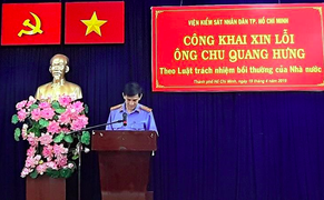 Người bị hàm oan suốt 10 năm từ chối lời xin lỗi của Viện Kiểm sát TP.HCM