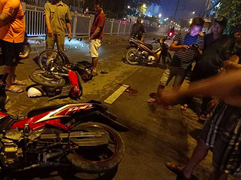 Thiếu niên chạy xe ngược chiều tông chết người ở TP.HCM