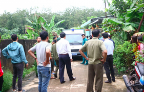 Thực nghiệm hiện trường vụ hai thi thể bị sát hại, đổ bê tông ở Bình Dương