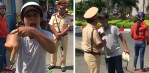 Truy tố kẻ đánh cảnh sát giao thông vì xin tha cho bạn không thành