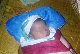 Nghệ An: Phát hiện bé trai sơ sinh bị bỏ rơi trong bão