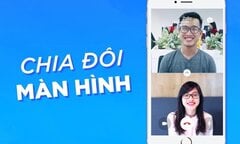 Tính năng chia đôi màn hình của Zalo Call