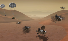 NASA tung chuồn chuồn máy lên Mặt trăng của sao Thổ