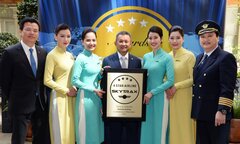 Vietnam Airlines năm thứ 3 liên tiếp nhận chứng chỉ hãng hàng không quốc tế 4 sao của Skytrax