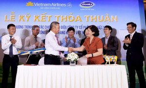 Vietnam Airlines và Vinamilk hợp tác chiến lược cùng phát triển thương hiệu vươn tầm quốc tế