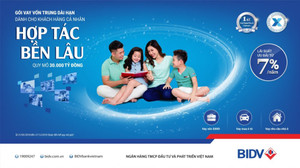 BIDV mở rộng gói Tín dụng 'Hợp tác bền lâu' lên 30.000 tỷ đồng