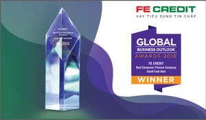 FE Credit được đánh giá là 'Công ty tài chính tiêu dùng tốt nhất Đông Nam Á 2018' theo Global Business Outlook