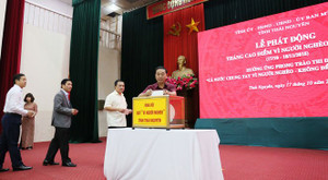 Thái Nguyên: Huy động 6,8 tỷ đồng trong ngày đầu phát động Tháng cao điểm 'Vì người nghèo'