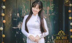Xúng xính áo dài đi thi Hoa Khôi Sinh Viên Việt Nam 2018, nữ sinh Huế gây 'thương nhớ' bởi vẻ đẹp thuần khiết
