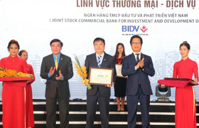 BIDV: Top 10 Doanh nghiệp bền vững 2018