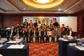 Lễ khai giảng Dự án khóa đào tạo nhân tài CNTT do Tập đoàn tài chính Hana tài trợ