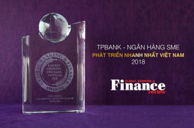 TPBank nhận giải thưởng Ngân hàng SME phát triển nhanh nhất tại Việt Nam