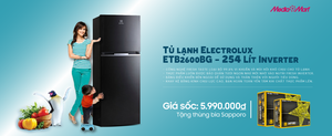 Top sản phẩm Electrolux bán chạy dịp cuối năm 2018 tại MediaMart