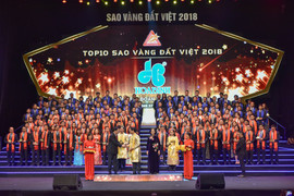 Tập đoàn Xây dựng Hòa Bình được chọn Top 10 Sao Vàng Đất Việt 2018