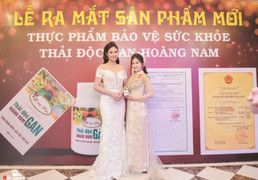 Mỹ phẩm Hoàng Nam tổ chức dạ tiệc, ra mắt sản phẩm mới thải độc gan, thanh lọc cơ thể