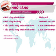 Bảng giá làm răng mới nhất tại Nha Khoa Đông Nam