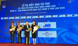 MB tài trợ các trận đấu thuộc bảng K - Vòng loại giải bóng đá vô địch U23 châu Á 2020