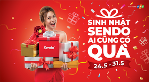 Giảm giá 77% mừng sinh nhật Sendo 7 năm
