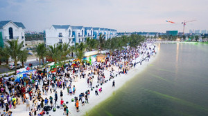 Những góc 'sống ảo' không góc chết ở thành phố biển hồ Vinhomes Ocean Park