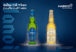 HABECO cho ra mắt cặp sản phẩm bia đẳng cấp Hanoi Bold và Hanoi Light