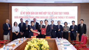 Vinmec và Bệnh viện Trung ương Quân đội 108 hợp tác đào tạo nguồn nhân lực tinh hoa